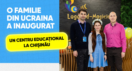 O familie din Ucraina a inaugurat un centru educațional la Chișinău într-un spațiu comercial deosebit