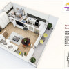 Apartament cu 1 cameră de vânzare, 44,97 mp, Tractorul, Coresi Mall, Brasov. thumb 2