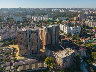 Botanica, Dimineții, Sky House, apartament cu 2 camere, 55 mp.