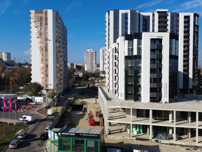 Apartament cu 1 cameră + living, 48 mp, Newton Grădina Botanică!