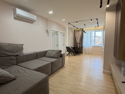 Apartament cu 2 camere +living, bloc nou, Buiucani, T. Vladimirescu.