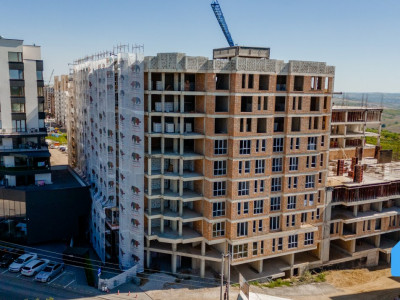 1-комнатная квартира + гостиная, новострой, белый вариант, Дурлешты.