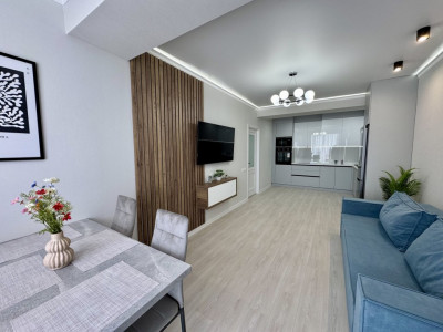 Apartament cu 2 camere + living, bloc nou, reparație, Telecentru. 