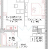 Estate SunRise, Etapa II, str. Ialoveni, 1 cameră+living, 53,4m2. thumb 4