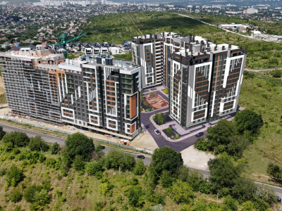 Estate SunRise, Этап II, 2х комнатная квартира с ливингом, 64,5 м².