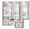 Lagmar Smart Home, 2-комнатная квартира в рассрочку, 69,74 м²! thumb 1