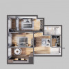 Apartament cu 2 camere de vanzare, bloc nou, Loid, Botanica, Cuza Vodă 5. thumb 4