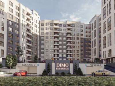 Apartament cu 1 cameră, 48mp, Durlești, str.Dimo, Complexul High Garden 1