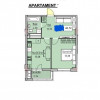 Apartament cu 1 cameră+living, Cartierul Cluj, Bloc B-05 thumb 1