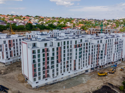 2-комнатная квартира, 54 кв.м, белый вариант, ExFactor, Codru.