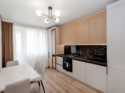 Apartament cu 2 camere+living, bloc nou, reparație euro, Poșta Veche.