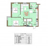 Квартира в рассрочку от застройщика! Durlești Residence, 2 комнаты, 74 кв.м. thumb 1