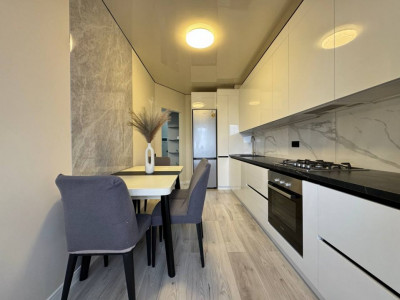 Apartament cu 1 camera+terasă, bloc nou, reparație euro, Buiucani.