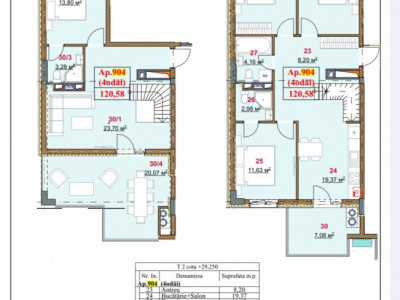 Penthouse în rate de la dezvoltator! Durlești Residence, 4 camere, 120 mp.