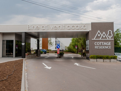 Chirie apartament cu 1 cameră+living, Cottage Residence, lângă Port Mall.