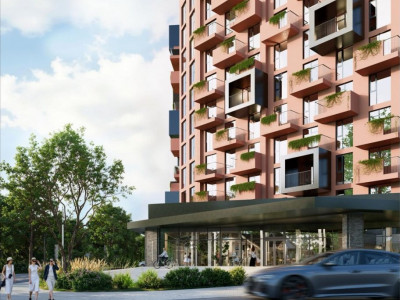 Bosco Residenza, 1 cameră+living, 46,42 mp, Bl. 1. Achitare în rate!