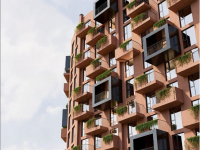 În rate pe 6 ani! Bosco Residenza, 2 camere+living, 68,9 mp, Bl. 6.