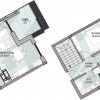 Penthouse cu terasă, 78,5 m2, Bosco Residenza, Bl. 5. Achitare în rate! thumb 3