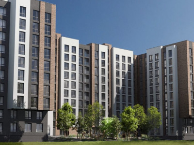 1-комнатная квартира в белом варианте, 47,1 м², ЖК Milanin Durlești.