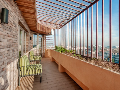 Penthouse cu terasa în centrul de sus a orașului Chisinau