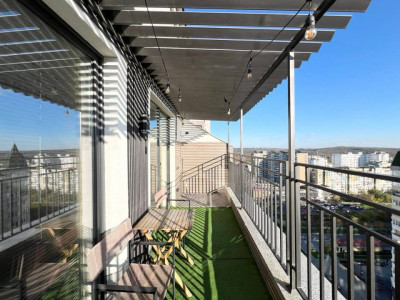 Чеканы, ExFactor – пентхаус с 1 спальней + гостиной + террасой, евро-ремонт.