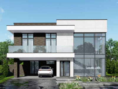 Продаётся двухуровневый дом в стиле Hi-Tech, Бубуечь, ул. Фиерарилор