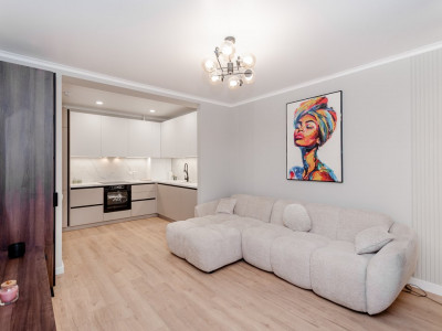 Apartament cu 2 camere în bloc nou, Botanica, Burebista