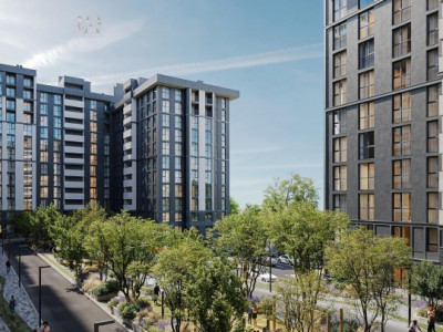 Apartament cu 1 cameră și  living în Colina Verdi Residence, Durlești