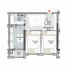 Apartament cu 2 camere și living, 70.53 mp — Colina Verde Residence 3 imaginea mica 4 Apartament cu 2 camere și living, 70.53 mp — Colina Verde Residence 3 thumb 4