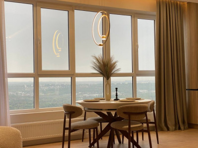  PENTHOUSE în 2 nivele, 2 dormitoare cu living și terasa spațioasă de 90 m2