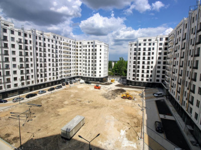 Квартира в белом варианте, площадью 53,85 кв.м. Буюканы-Flacăra, Newton House.