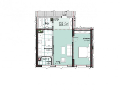 Colina Residence, apartament cu 2 camere la preț avantajos!