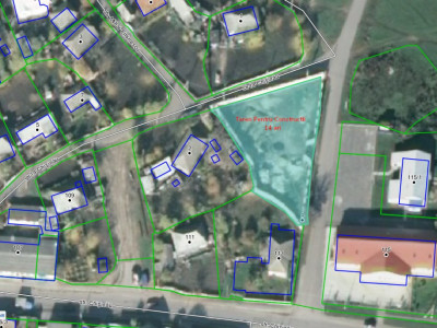 Teren pentru construcții în centrul com. Budești, 14 ari.