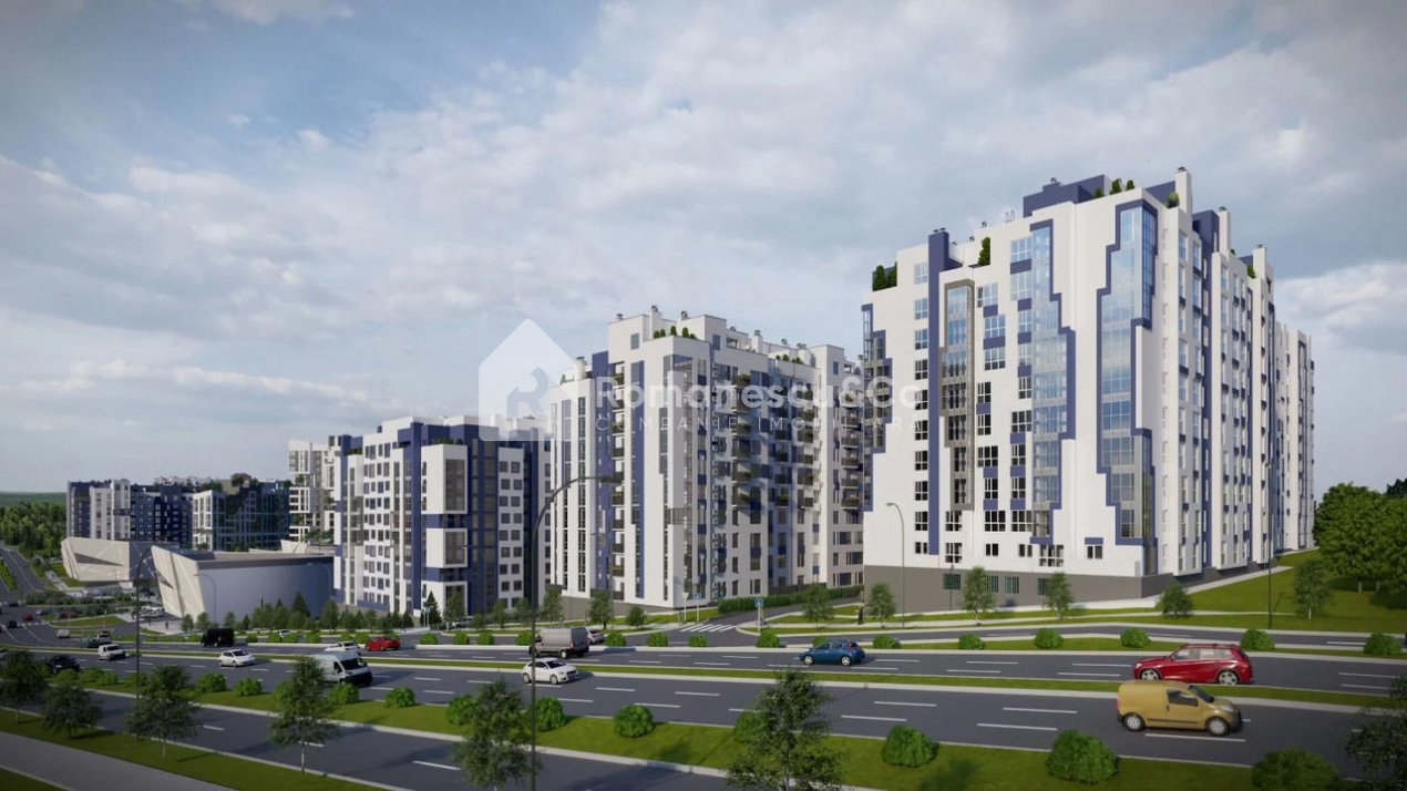 Apartament cu 1 camera varianta alba bloc nou complex Cluj Lagmar 1
