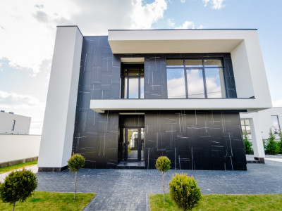Casă stil Hi Tech, 190 mp+ 5 ari, Durlești, zonă nouă!