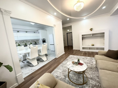 Malina Mică, vânzare apartament cu 2 camere + living, bloc nou, reparație.