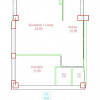 Apartament cu 1 cameră + living, variantă albă, Eco City Residence, Dansicons! thumb 11