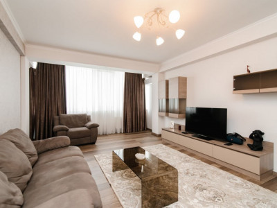 Apartament spațios cu 3 camere în bloc nou, 127 mp, Telecentru, Chișinău.