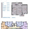 Apartament cu 2 camere + living, bloc nou, variantă albă, Durlești thumb 3
