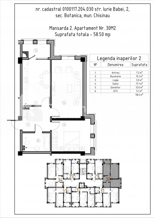 Apartament cu 2 camere bloc nou varianta alba linga Parcul de Troleibuze 2