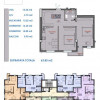 Apartament cu 2 camere+living, variantă albă, bloc nou, Nicons, Durlești.  thumb 2