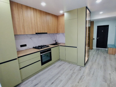 Apartament cu 2 camere, 54 mp, reparație, bloc nou, Durlești, N. Dimo.