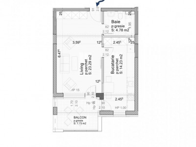 50 m2 Vivamus Park Residence bloc nou Brasov