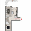 Apartament cu 2 camere, 58,15 mp, bloc nou, Botanica, str. Bacioii Noi 14/5! thumb 11