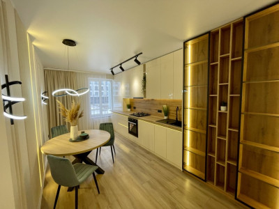 Современная 2х комнатная квартира с ливингом в ЖК Ioana Radu Newton House!
