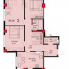 Трехкомнатная квартира в белом варианте, 82,3 кв.м, Ialoveni 136. thumb 2